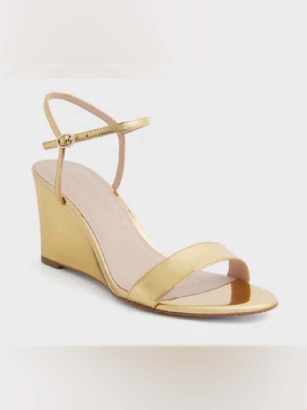 Tuckernuck Gold Metallic Delphine Wedges | 7 | NIB | $275 Retail - Picture 4 of 8